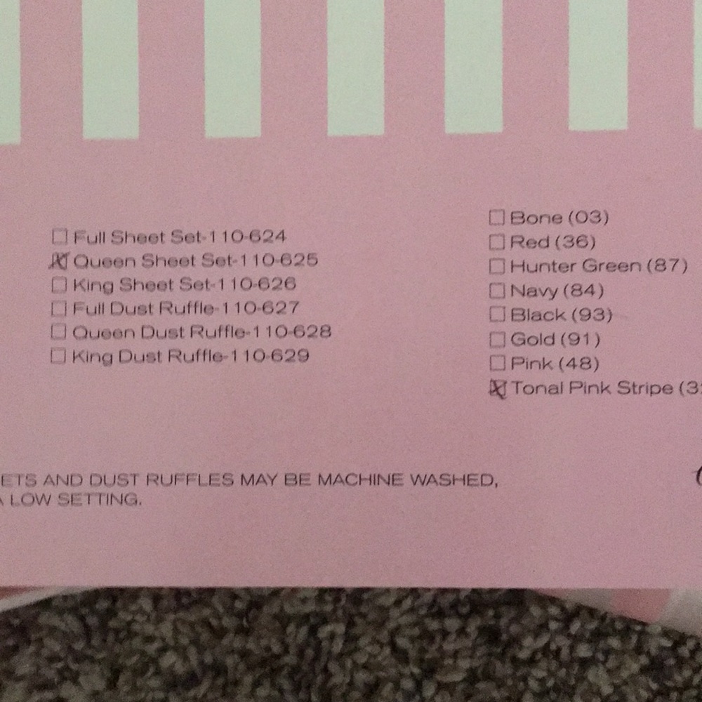 ❌SOLD Victoria’s Secret Satin Bedding - Picture 2 of 4